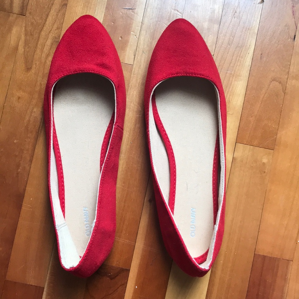 Old Navy Red Flats